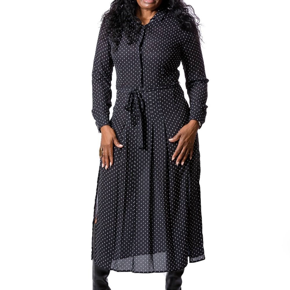 Geo Print Shirtdress